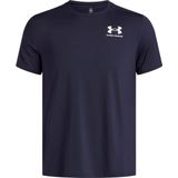 Under Armour - HeatGear Fitted - T-shirt - Ether Blue/Black - Korte Mouwen
