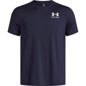 Under Armour - HeatGear Fitted - T-shirt - Ether Blue/Black - Korte Mouwen