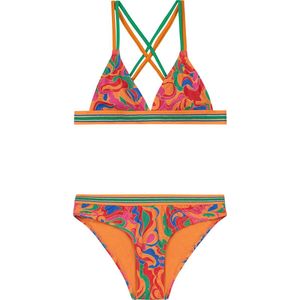 SHIWI Girls LUNA bikini set groovy love Bikiniset - orange sun groovy love - Maat 134/140