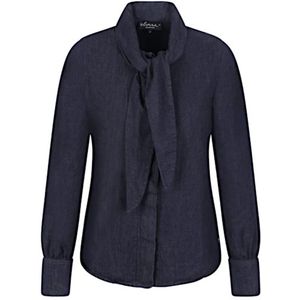 Elvira blouse Danna - Dark blue melange