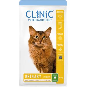 Clinic Kat Urinary + Stress Zalm 6 kg