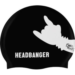 Headbanger Silicone Swimming Cap Silicone Swim Caps - Unisex | Funky