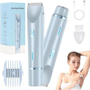 Draadloze 2-in-1 Dames Scheerapparaat - IPX7 Waterproof Bikini Trimmer