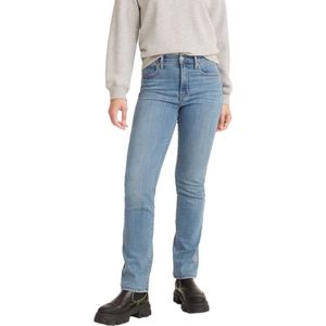 Levi´s ® 724™ High Rise Straight Spijkerbroek Blauw 29 / 32 Vrouw