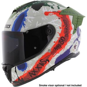 Axxis Hawk SV Evo Integraal helm Sick Joke XL