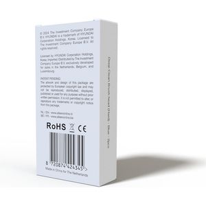 Hyundai Electronics - Elektrische Tandenborstel Wave - Opzetborstels hard - blauw - 2 stuks