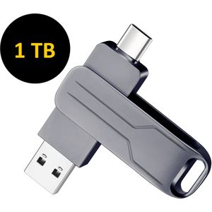 USB Stick 1 TB - USB C Stick - USB A - USB 3.0 - Geschikt voor Laptops Smartphones en Tablets