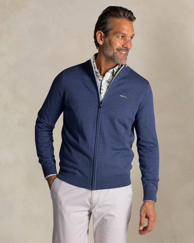 NZA - Katoenen Vest - Blauw