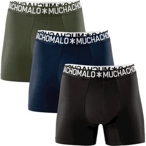 Muchachomalo Heren Heren Boxershorts Zwart Blauw En Groen 3-Pack - 3XL