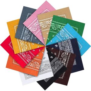 Geassorteerde Katoenen Bandana Sjaaltjes - Multifunctionele Grote Hoofd Band Voor Heren Dames en Kinderen - Zakdoek Nekdoek Cowboy Bandana’s