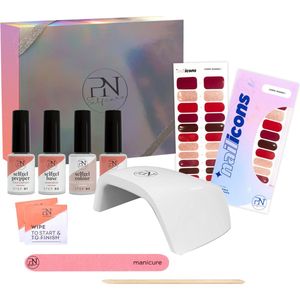 PN Selfcare - Gellak Cadeauset - Starterspakket Sandy Beach - Incl LED Lamp - Valentijn Cadeautje voor haar - Gellak - Geschenkverpakking - PN Selfgel