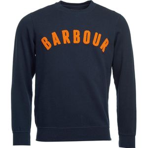 Barbour Trui - Heren - Donker Blauw - Sweater - Prep Logo Crew Navy - XXL