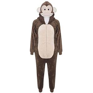 Meisjes Luipaard Onesie Pyjama Set - Zacht Fleece Nachtkleding 5-13 Jaar