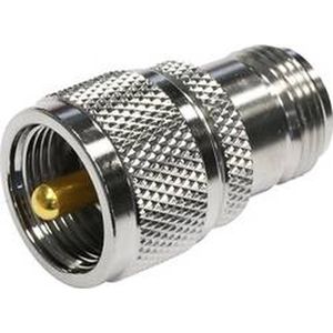 Telegärtner - UHF naar N - Coax Adapter - Vernikkeld Messing - Hoogfrequentie Verbinding