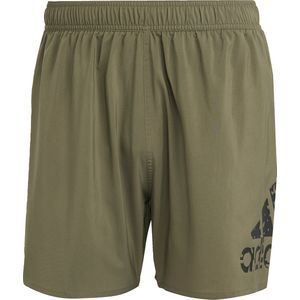 adidas Sportswear Big Logo CLX Korte Zwemshort - Heren - Groen- XL