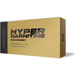Scitec Nutrition - Hyper Carnitine (120 capsules) - Fatburner - Afvallen - Vetverbrander - Afslankpillen