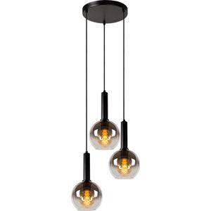 Lucide MARIUS - Hanglamp - Ø 48,5 cm - 3xE27 - Zwart