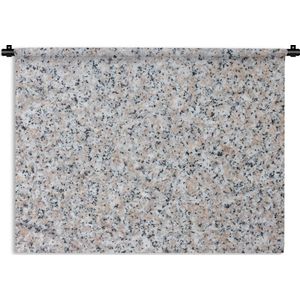 Wandkleed - Wanddoek - Graniet - Structuren - Design - Steen - 120x90 cm - Wandtapijt