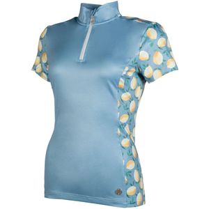 ruiter shirt yellow blue maat xl hkm