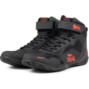 Lonsdale - Rufford - Boxschoenen - Zwart/Rood - 1 Paar