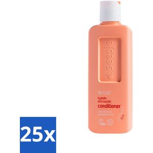 25 x Seepje - Conditioner - Hydrate & Nourish - Verzorgt en Voedt het Haar - 300 ml - Conditioner Voor Beschadigd Haar - Conditioner Met Shea Boter - Conditioner Met Hyaluronzuur - Duurzame Conditioner