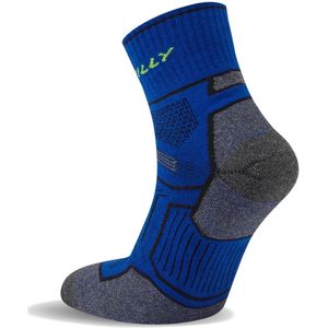 Hilly - TwinSkin Anklet - Electric Blue/Grijs - Sportsokken