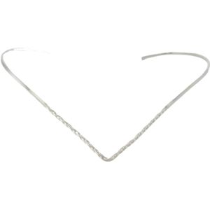 Behave – Ketting - Zilveren Spang – Massief 925 Sterling Zilver – Hand gesmeed