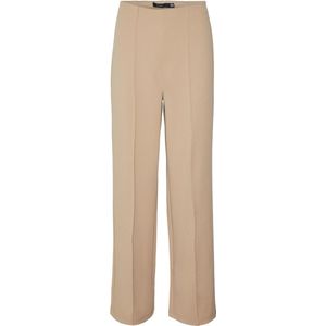 VERO MODA VMBECKY HR WIDE PULL ON PANT NOOS Dames Broek Silver Mink - Maat XL X L30