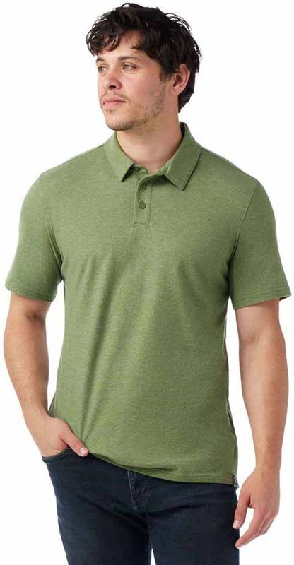 Smartwool - Sw002361n061 - Poloshirt - Groen - Korte Mouw - Man