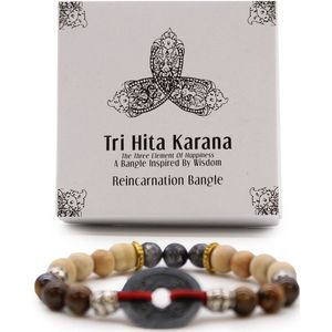 Tri Hita Karana Armband - Reïncarnatie - Unieke Spirituele Armband - Traditionele Levensfilosofie - God/Mens/Natuur