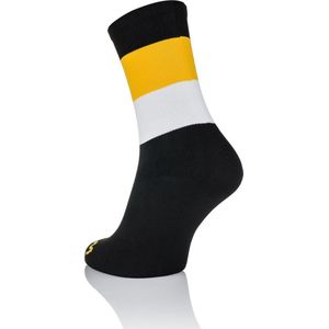 Winaar Fietssokken Zomer Unisex Zwart Geel Wit - Ronde van Vlaanderen - 42-44