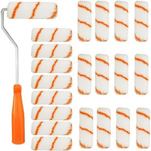 Verfrollers set - Professionele schilderrol - 20 stuks - Voor muren