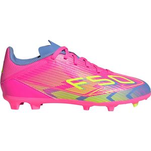 adidas Performance F50 League Firm / Multi-Ground Voetbalschoenen Kids - Kinderen - Roze- 31 1/2