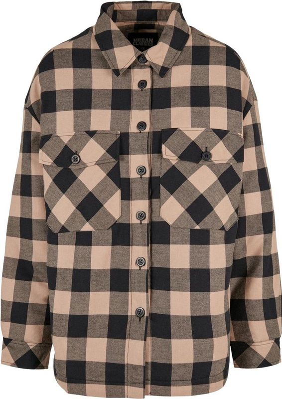 Urban Classics - Flanellen Hemd - Dames - Ruitpatroon - Licht Gewatteerd