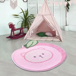 Mat, Vloermat Lemon, Vloerkleed, Tapijt, Kind - Kinderkamer-Badkamers - Badmat-Wasbaar - Antislip-50*55cm