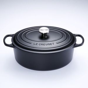 Le Creuset Braadpan Signature - Ovaal - Mat Zwart - ø 33 cm / 7.5 liter