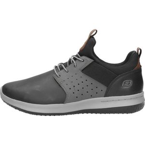 Skechers - DELSON- AXTON - Black/Grey - Mannen - Maat 41