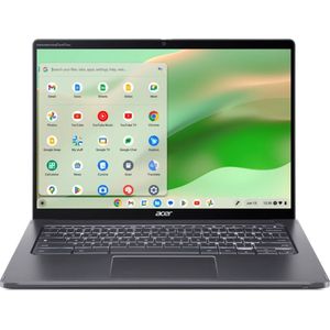Acer Chromebook CP714-2WN-54ZS 35,6 cm (14"") Touchscreen WUXGA Intel® Core™ i5 i5-1335U 8 GB LPDDR4x-SDRAM 256 GB SSD Wi-Fi 6 (802.11ax) ChromeOS Grijs
