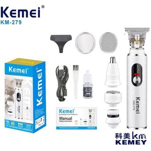 Kemei 4-in-1 Oplaadbare Trimmer & Scheerapparaat – KM-279