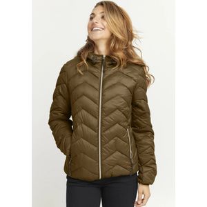 Fransa FRPADMA JA1 Dames Jas met Hood Maat XL kleur Malt ball