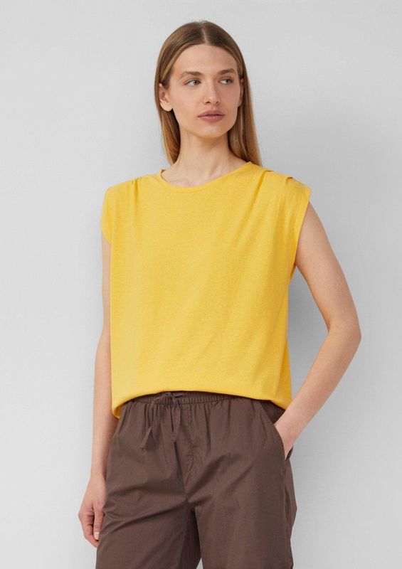 T-shirt - Zwart - Katoen - Relaxte Pasvorm