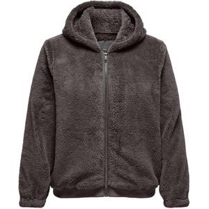 Carnewanna - Teddy Jas - Kort - Met Capuchon - Lange Mouwen - Ritssluiting