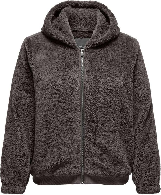 Carnewanna - Teddy Jas - Kort - Met Capuchon - Lange Mouwen - Ritssluiting