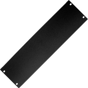 RackMatic - 3U blindpaneel voor 19 ""Rack kast Zwart deksel