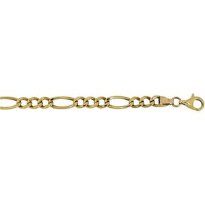 Gouden Figaro Ketting 5.5 mm 47 cm 14 karaats