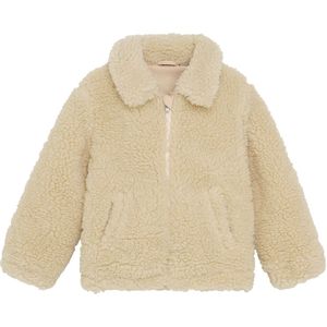 DAILY7 Teddy Jacket Jassen Meisjes - Winterjas - Ecru - Maat 98