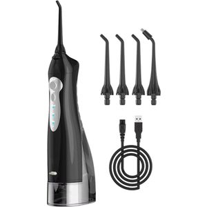 Waterflosser voor Tanden Bleken - Draadloos, 4 Jets, 3 Modi, IPX7 Waterdicht, Oplaadbare Orale Tandenreiniger met Tanden Picks - Tanden Bleken, Mondhygiëne, Water Flosser Tanden, Tanden Verzorging