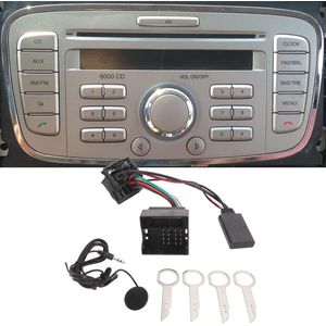 Bluetooth 5.0 Draadloze Audio-Adapter - Muziekadapter met Microfoon voor Ford Focus, Mondeo, Fiesta, Fusion en meer