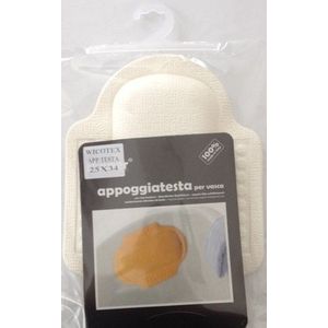 Antislip hoofdsteun wit 25x34cm