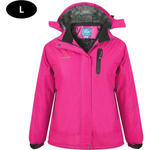 Nivard Skipak - SkiBroek - Skijas - Ski Suit - Wintersport - Dames - 2-Delig - Roze - Maat S